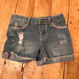 Final Sale!!! V Gold Jean Shorts 4t NWOT